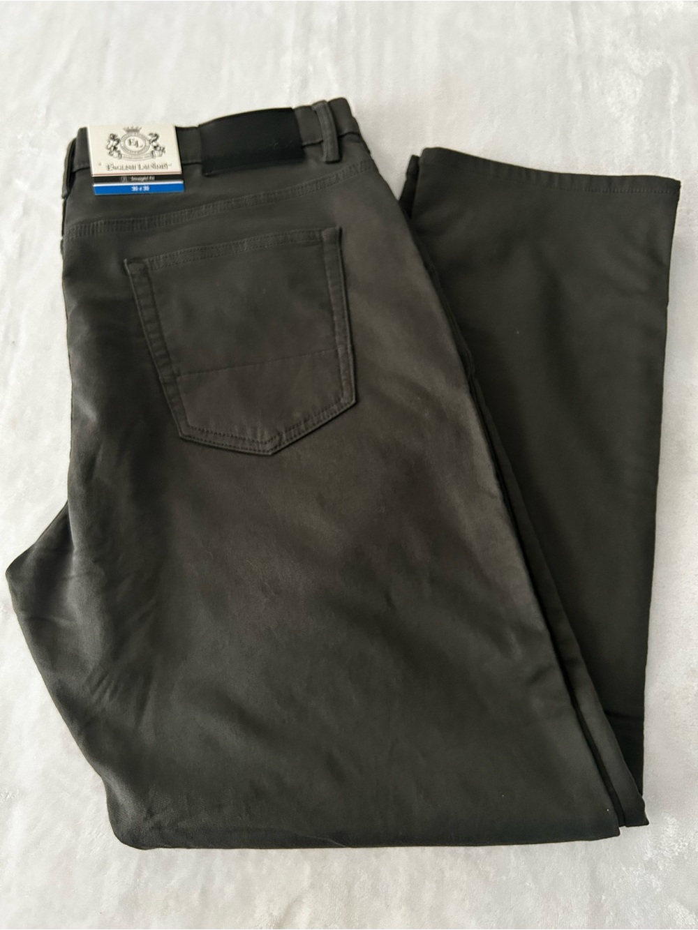 NWT English Laundry Gray Classic Straight Fit Pants Men’s Size 36X30